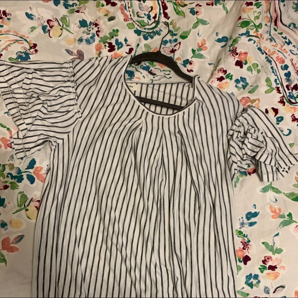 Max Studio striped shirt size medium